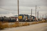 CSX Locomotives in the Yard